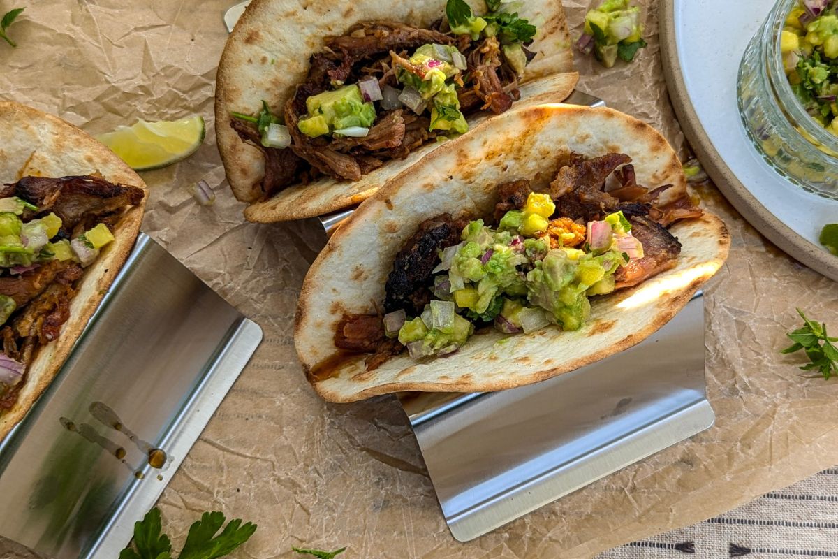 Al Pastor slow cooker (and grill) tacos - Candyflosslife