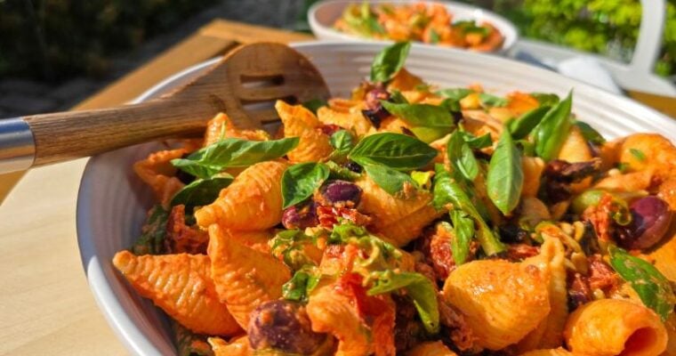 Roasted Pepper Pasta Salad