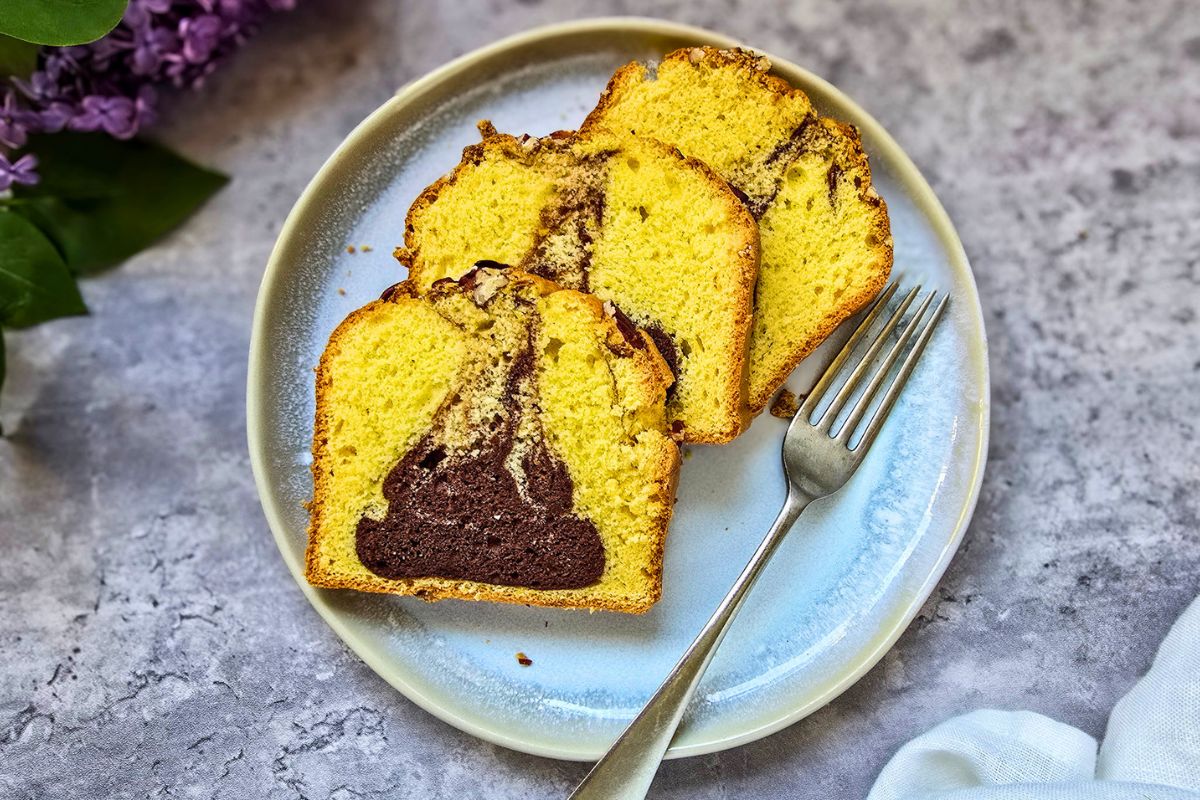 Pan di Spagna Cocoa Loaf Cake - Candyflosslife