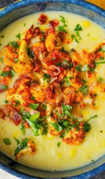 Cauliflower and Corn Chowder