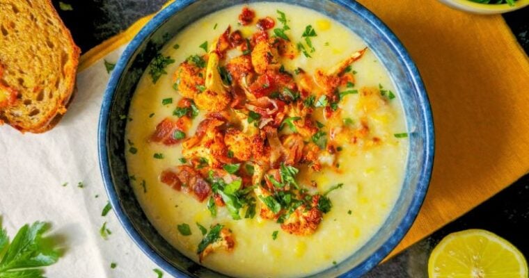 Cauliflower and Corn Chowder